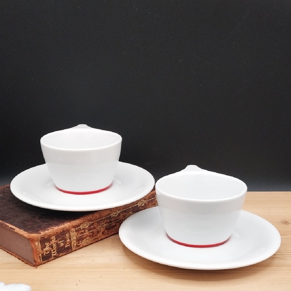 Set Of 2 Black Cat Project notNeutral Intelligentsia Cappaccino Coffee Mugs - Picture 5 of 11
